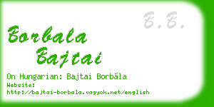 borbala bajtai business card